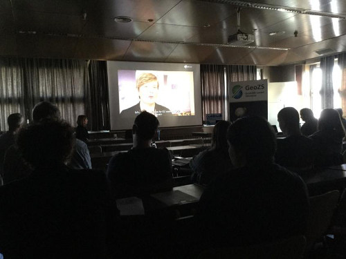 The screening of the project's dissemination video