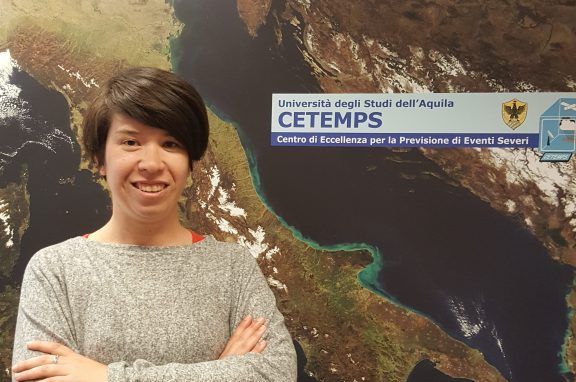 Fernanda Garcia, ricercatrice Argentina in visita al CETEMPS, intervistata dalla rivista “Italiani a Buenos Aires”