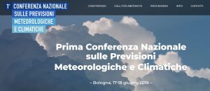 Prima conferenza nazionale sulle previsioni meteorologiche e climatiche @ Regione Emilia-Romagna Terza Torre